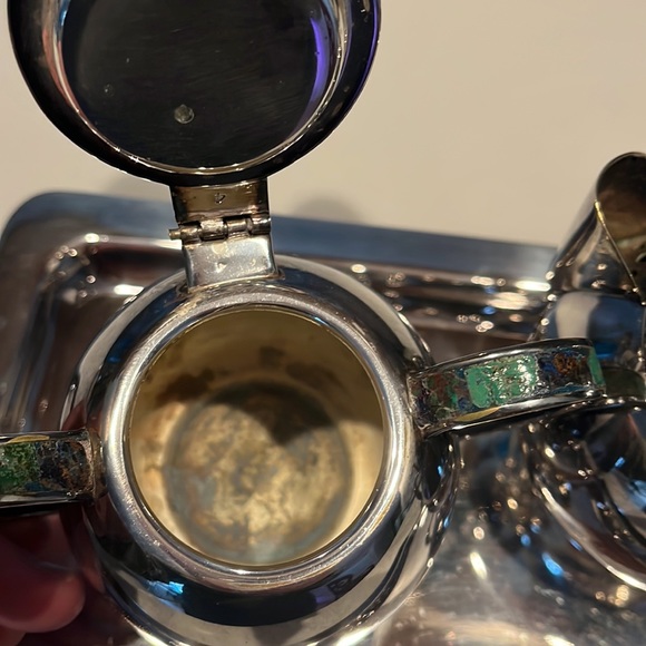 Vintage Castillo Mid-Century Mexican Modern Cream and Sugar Set - Picture 4 of 9